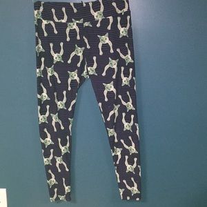 LuLaRoe Cat Print Leggings